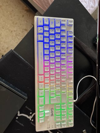 Teclado GAME RGB Blanco PC/Mac/Consolas