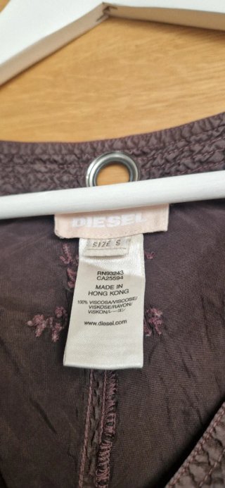 Vestido Gas Talla S Marrón