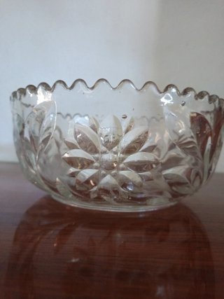 Frutero Cristal Vintage Flor