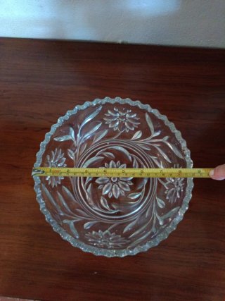 Frutero Cristal Vintage Flor