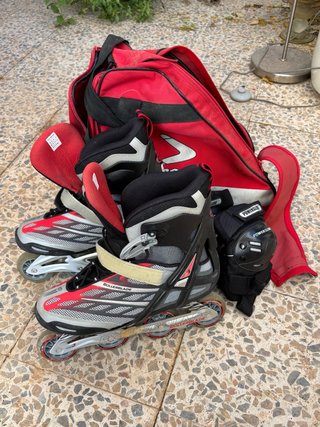 Patines Rollerblade Talla 46 EU + Protecciones