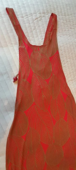 Vestido largo con espalda descubierta