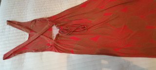 Vestido largo con espalda descubierta