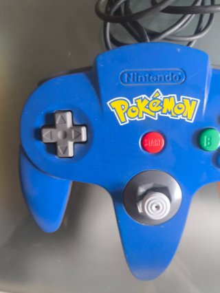 Controller Nintendo 64 Pikachu Blu