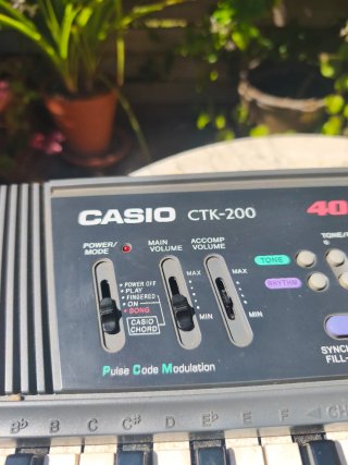 Teclado Casio CTK-200 40 canciones