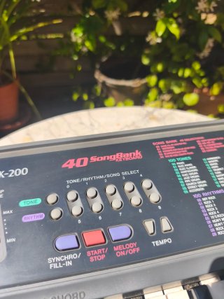 Teclado Casio CTK-200 40 canciones