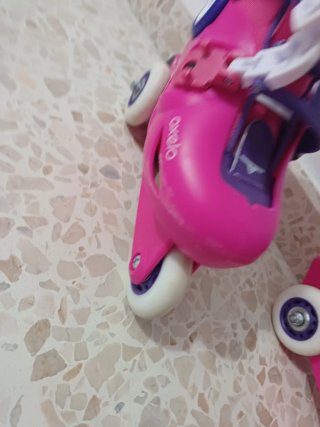Patines Oxelo rosas y morados