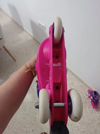 Patines Oxelo rosas y morados