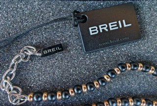 Collana uomo Breil color nero e oro