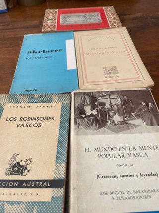 Libros temas vascos. Años 60