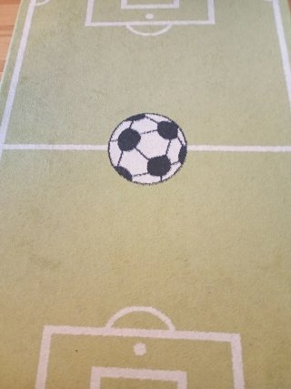 Alfombra infantil campo de fútbol