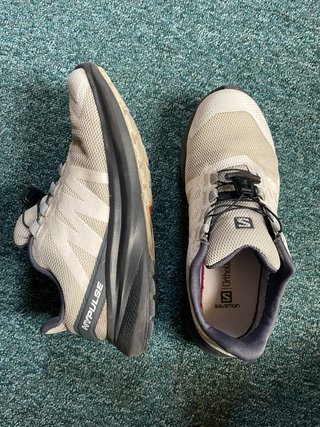 Salomon HyPulse GoreTex Mujer Beige/Gris