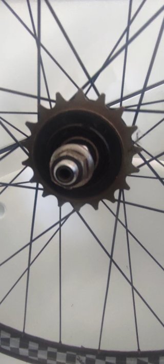 Rueda 700 Flip Flop Piñón 18 buje Novatec