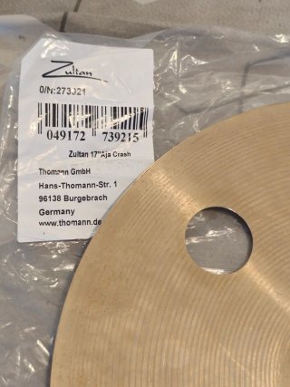 Zultan O-Zone Crash 17" Platillo