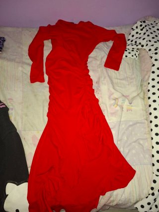 Vestido flamenco rojo