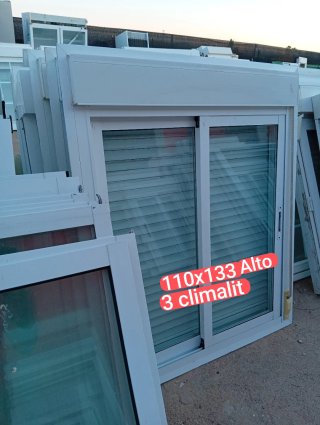 Ventana aluminio 120x133 Climalit