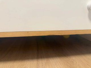 Cómoda Maisons du Monde madera y blanca