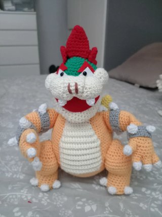 Muñeco Bowser Crochet