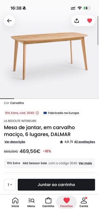 Dining table