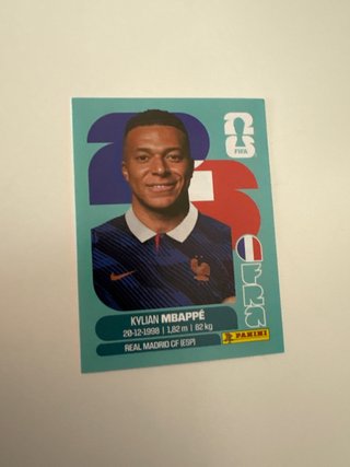 Cromo Mbappé Mundial 2026 Panini