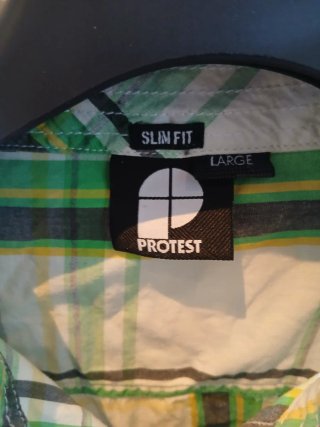 Camisa de cuadros Protest hombre