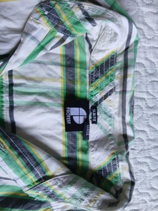 Camisa de cuadros Protest hombre