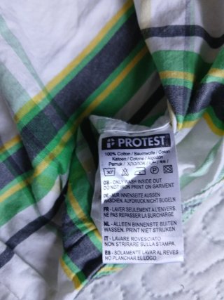 Camisa de cuadros Protest hombre