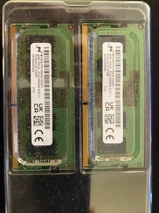 2x 4GB DDR4 3200MHz SODIMM RAM