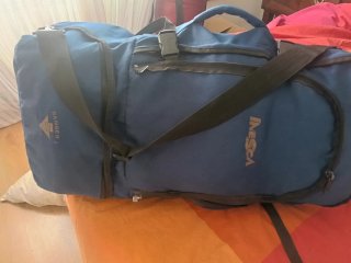 Mochila de viaje 70L azul