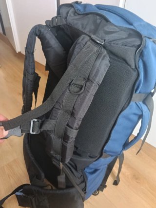 Mochila de viaje 70L azul