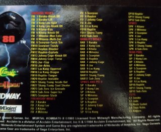 Carte Mortal Kombat II