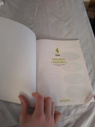 Libro biología 4 eso anaya