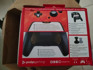 Mando PDP Faceoff Nintendo Switch Rojo