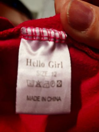 Maglietta rossa bambina CHIC
