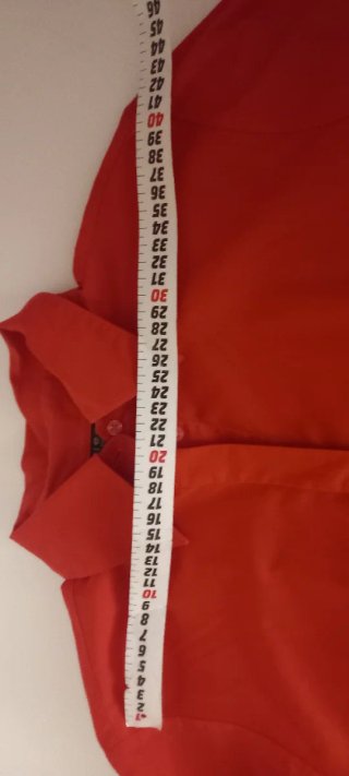 Camicia rossa in cotone