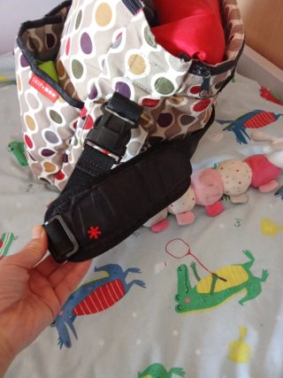 Bolso para carro con estampado de lunares