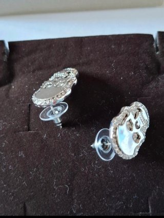Orecchini teschio con strass