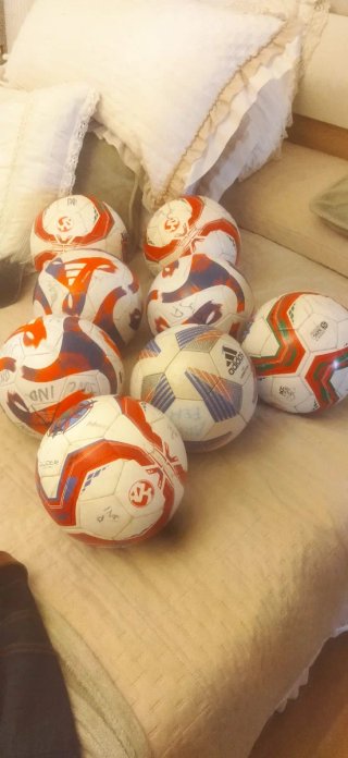 Lote 8 Balones Fútbol Adidas oferton 125 lagartos