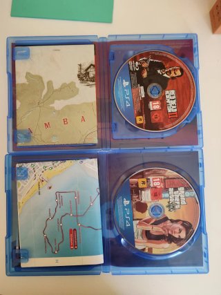 GTA V y Red Dead Redemption II PS4