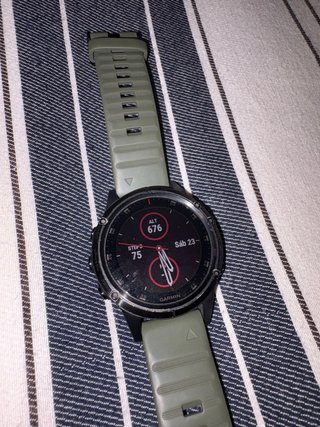 Garmin Fenix 5 Plus Sapphire Negro/Verde