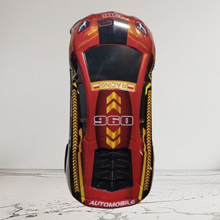 Coche radiocontrol rojo y negro