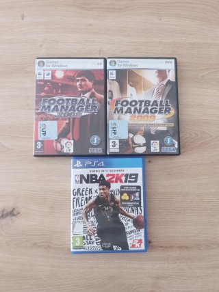 Pacchetto Giochi Video Football Manager e NBA 2K19