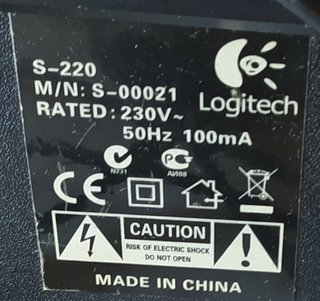 Altoparlanti Logitech S220 2.1