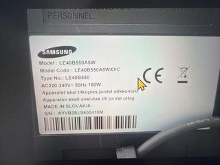 Samsung Serie 5 LE-40B550A5W 40 1080p HD