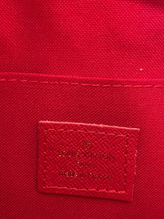 Bolso cartera Louis Vuitton Félicie Marrón/Dorado