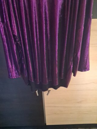 Blusa fiesta morada brillante