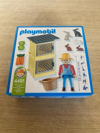Playmobil 4491 Granjero y Conejeras