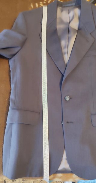Americana gris hombre