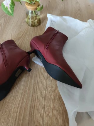 Botines burdeos talla 38