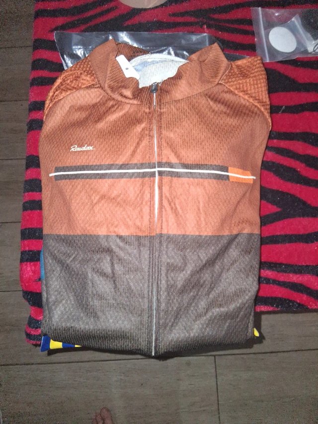 Maillot Ciclismo Raudax Marrón Talla L